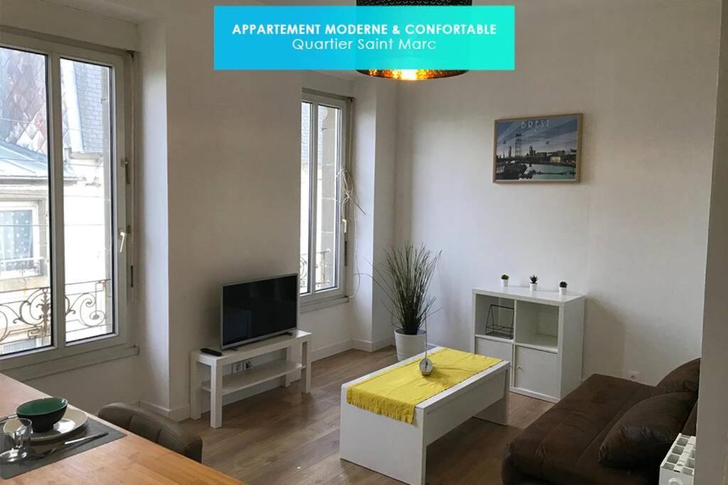 Appartement Gweladenn - apprt moderne et lumineux- Saint-marc à Brest Extérieur photo